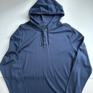 Robert Barakett Pima Cotton Hoodie - Navy - XXL